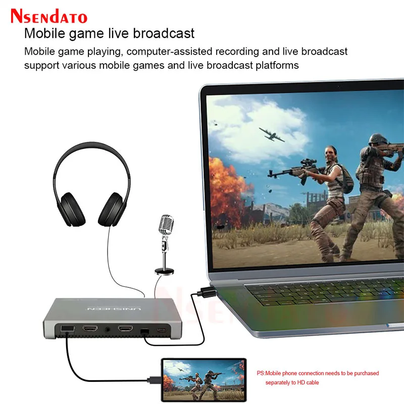 4K 60Hz HDMI USB Video Capture Grabber Card Box 1080p 144FPS USB3.0 Video Capture Recorder For OBS Vmix Zoom Game Live Streaming