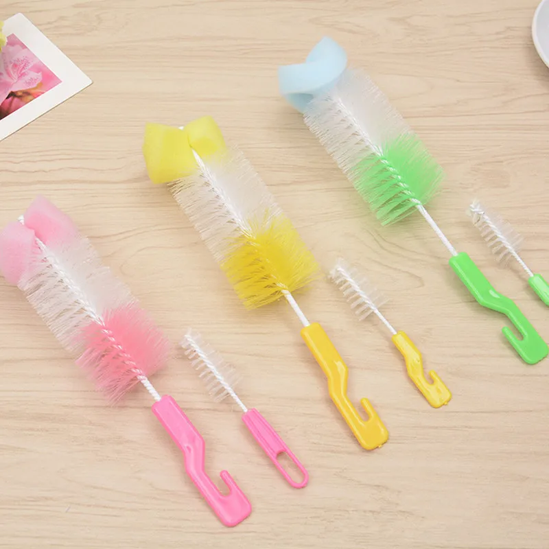 Baby Bottle Brush Set 360 Degree Cleaning Upright Nylon Bottle Brush Set cleaning brush,bottle cleaning brush,bottle brush,cleaning brush set