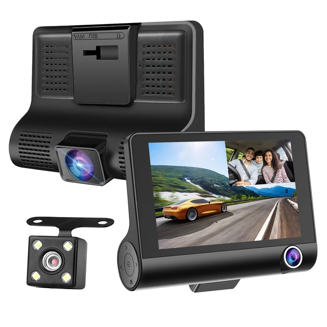 Linyer 4 Inch Driving Parking Camera 1080P Wide Angle Loop