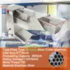 Haywhnkn 2.5Mm Meat Cutting Machine Commercial Meat Cutter Machine Meat Slicer For Meat Slice/Shredded Meat Full Stainless 5