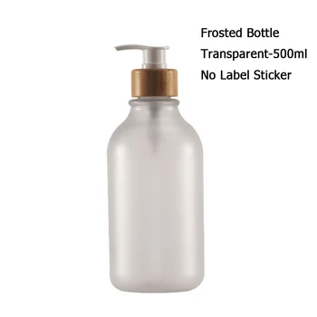 1Pcs 500Ml สีขาว Soap Dispenser แชมพูขวดห้องน้ำสบู่ขวดขนาดใหญ่-ความจุโลชั่นกดพลาสติกขวด 14