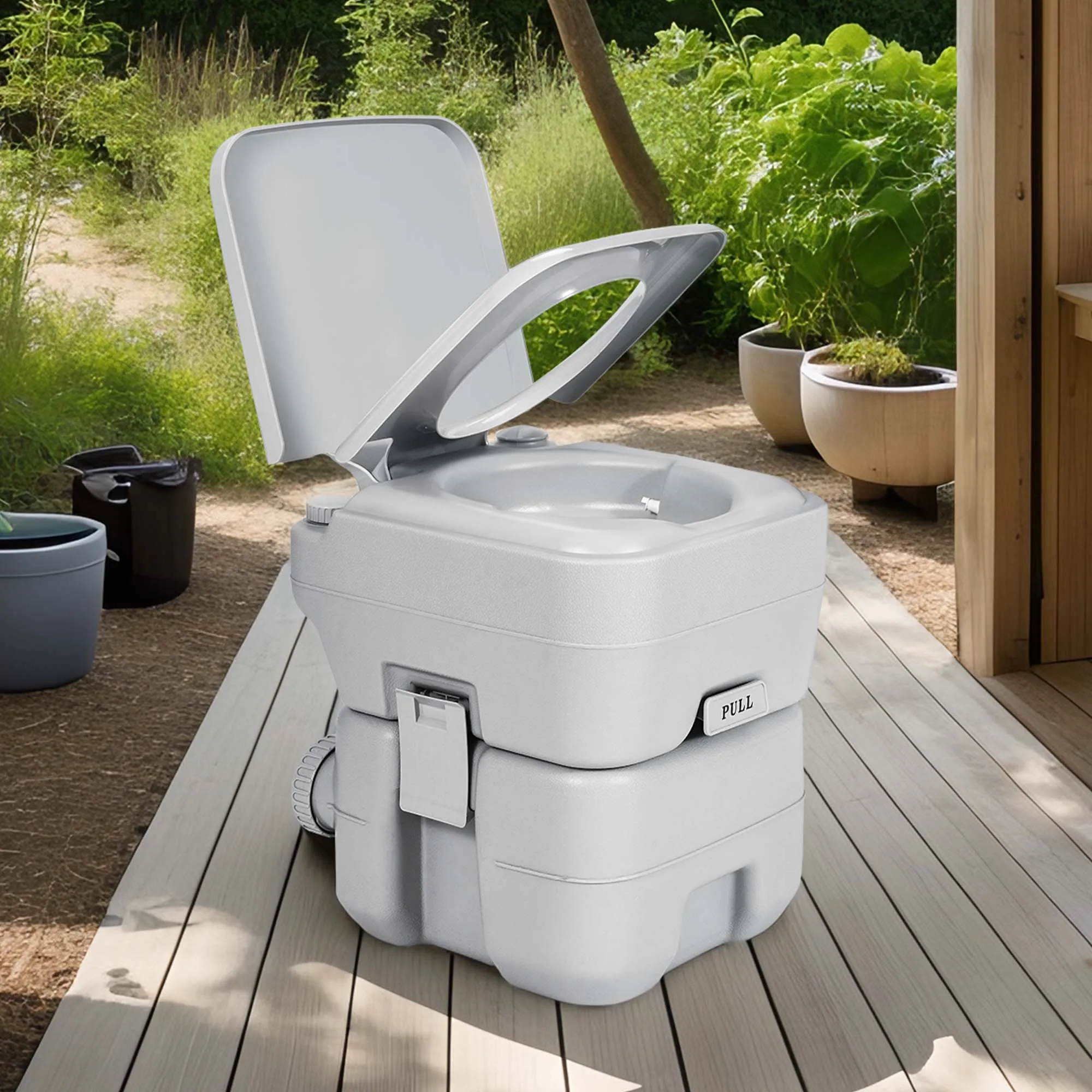 Portable Toilet Dual Flush Outdoor Indoor Travel Camping Toilet