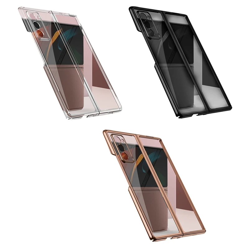 Per Samsung Galaxy Z Fold 2 Custodia Placcatura Cover Rigida Trasparente Per Pc Per Samsung Galaxy Z Fold2 5G