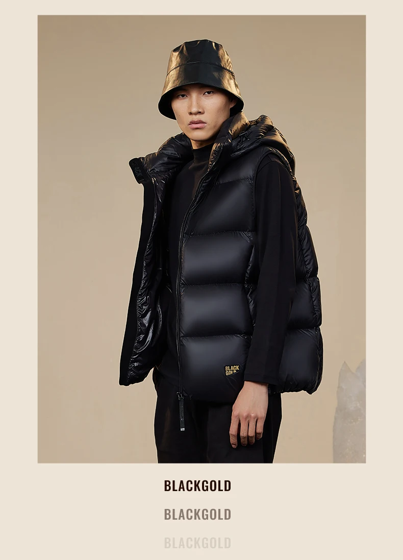 Goose Down Vest Zipper Detail