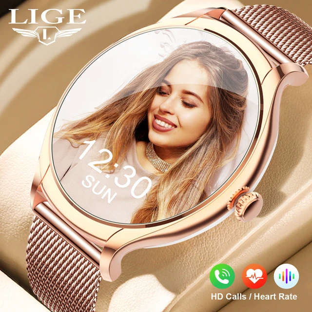 Lige nuevo Bluetooth llamada reloj inteligente mujeres 1,39