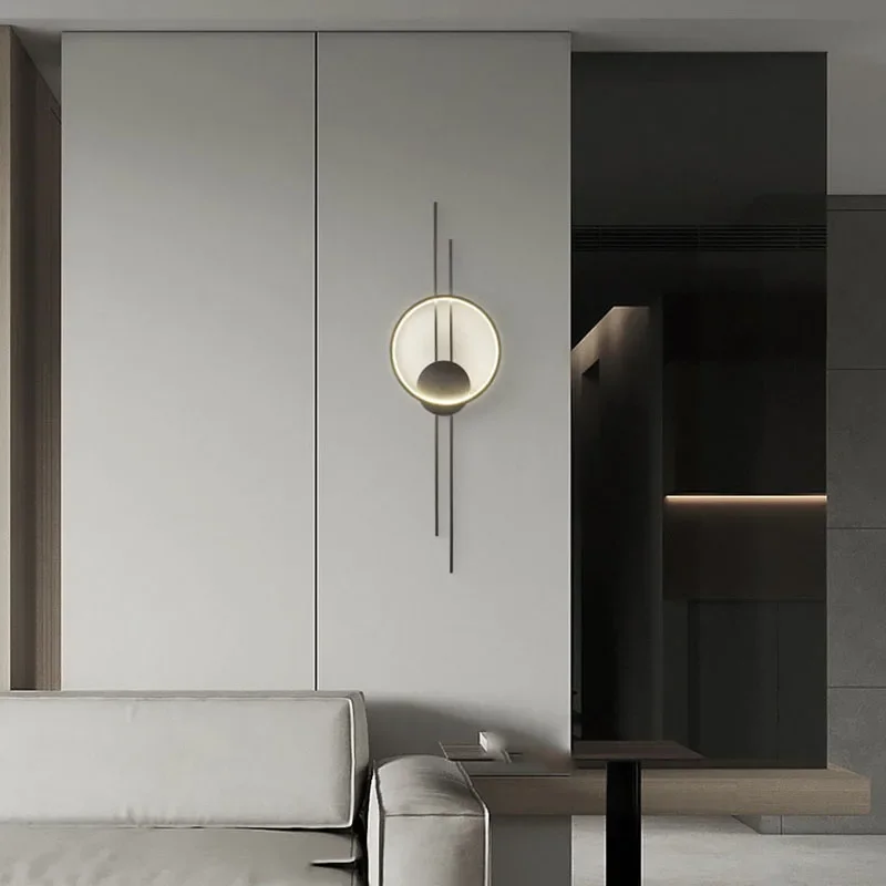 Nordic Long Copper LED Wall Lamp 2