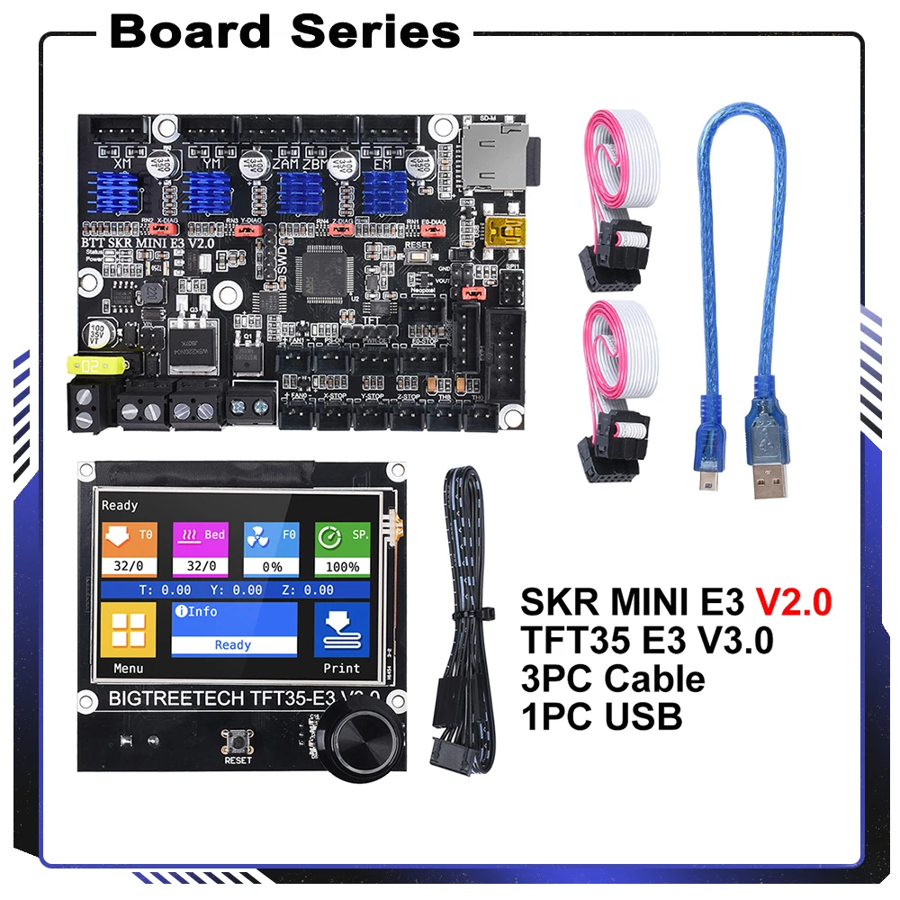 Bigtreetech skr mini e3 v2 0 tft35 e3 v3 0 tmc2209 3d printer parts btt