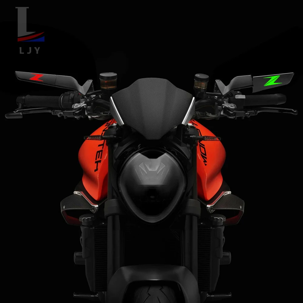 가와사키 오토바이 CNC 백미러 고정 날개, Z400 2019 Z900 Z1000 Z800 Z750 Z300 Z650 용