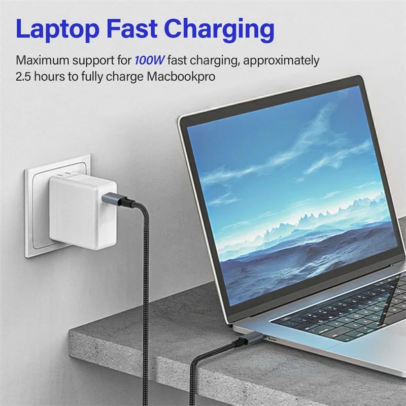 High-Speed USB4 Cable - 40Gbps 240W 8K Fast Charging & Data Transfer