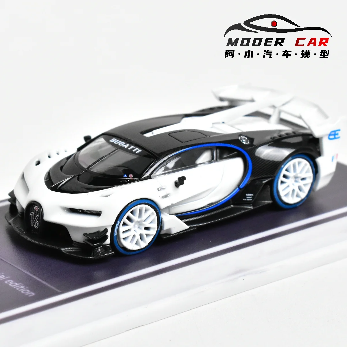 MJ 1:64 Bugatti visonGT Diecast Model Car 4