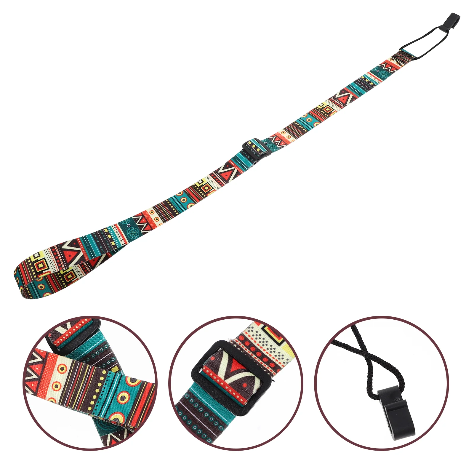 Ukulele Shoulder Strap Punch-free Instrument Holder Rope Music Equipment Belt embroidery ukulele strap unisex ukulele shoulder belt useful ukulele holder