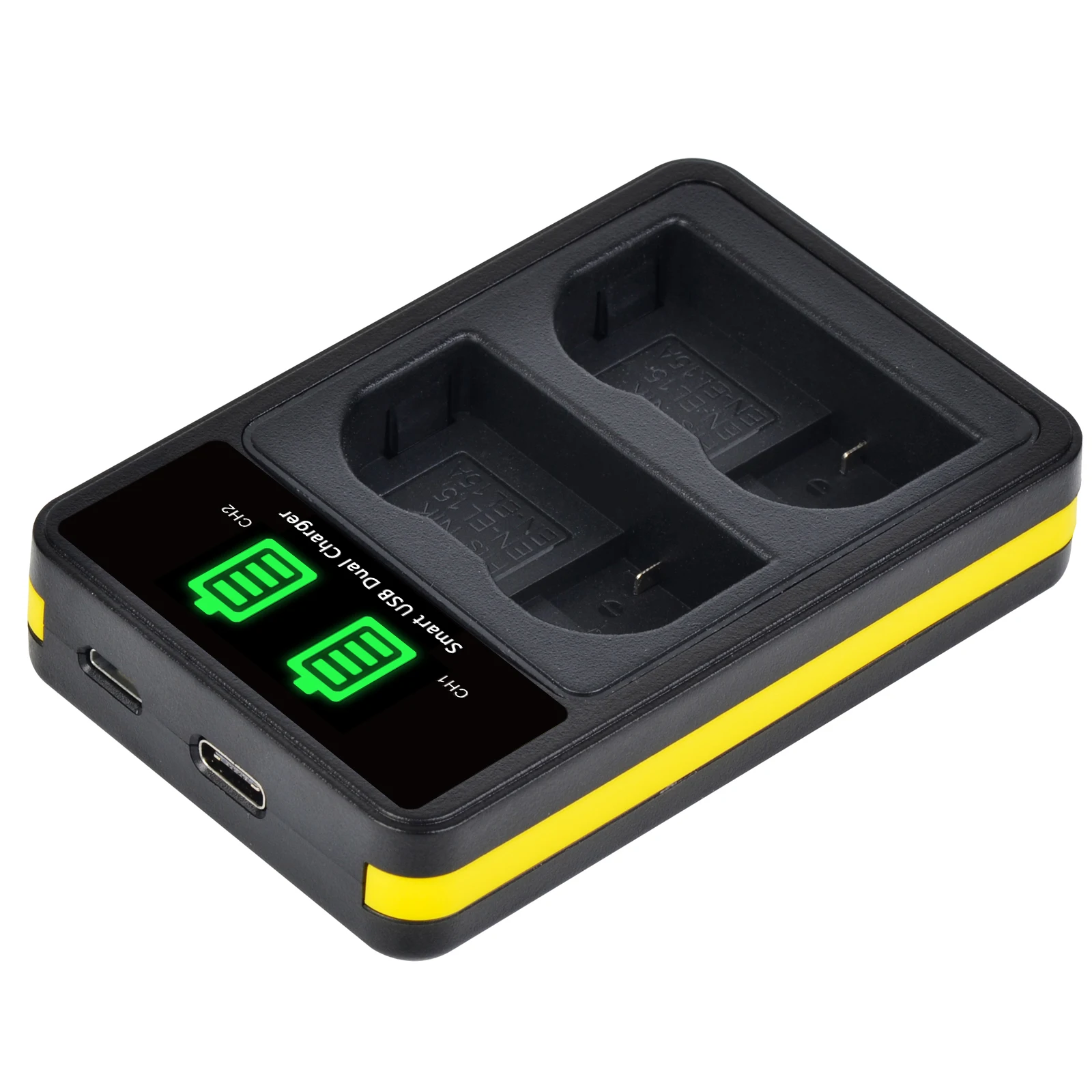 Pickle Power EN-EL15C EL15 Dual USB Charger for Nikon Z6, Z6II, Z7, Z7II, Z8, D850, D810, D810A, D800, D800E, D7500, D7200