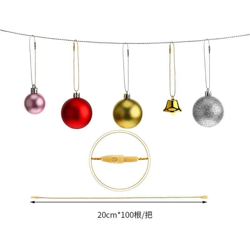 Merry Christmas Lanyard Hook Christmas Tree Ornaments Noel Navidad Natal Decoration For Home Xmas New Year