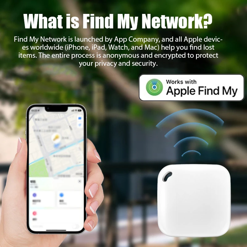 Smart GPS Tracker Works With Apple Find My APP Pet Kids Luggage Key Tracking Global Accurate Positioning Bluetooth Tag Tracker gps tracker gps locator