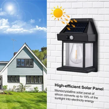 Solar Motion Sensor Wall Light 6