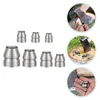 7 Pcs Carpenter Tools Metal Wedge Hammer Axe Handle Nail Handles Replacement for Installation Supplies Iron 4
