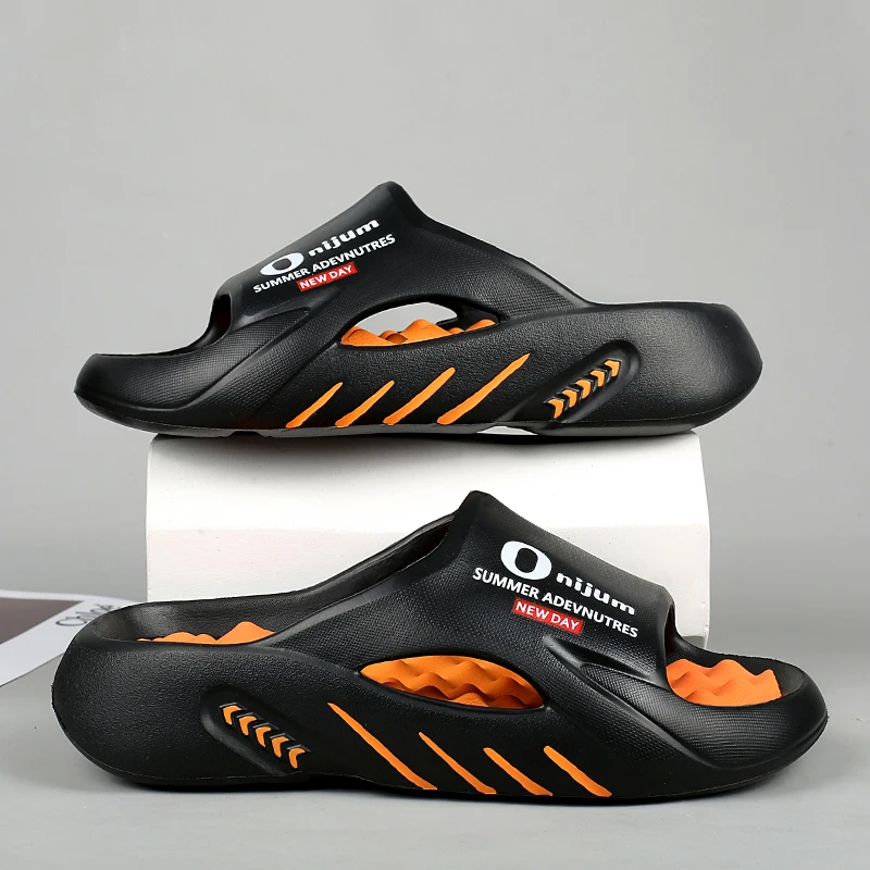Soft Slippers Men Massage Indoor Outdoor Comfortable Sole