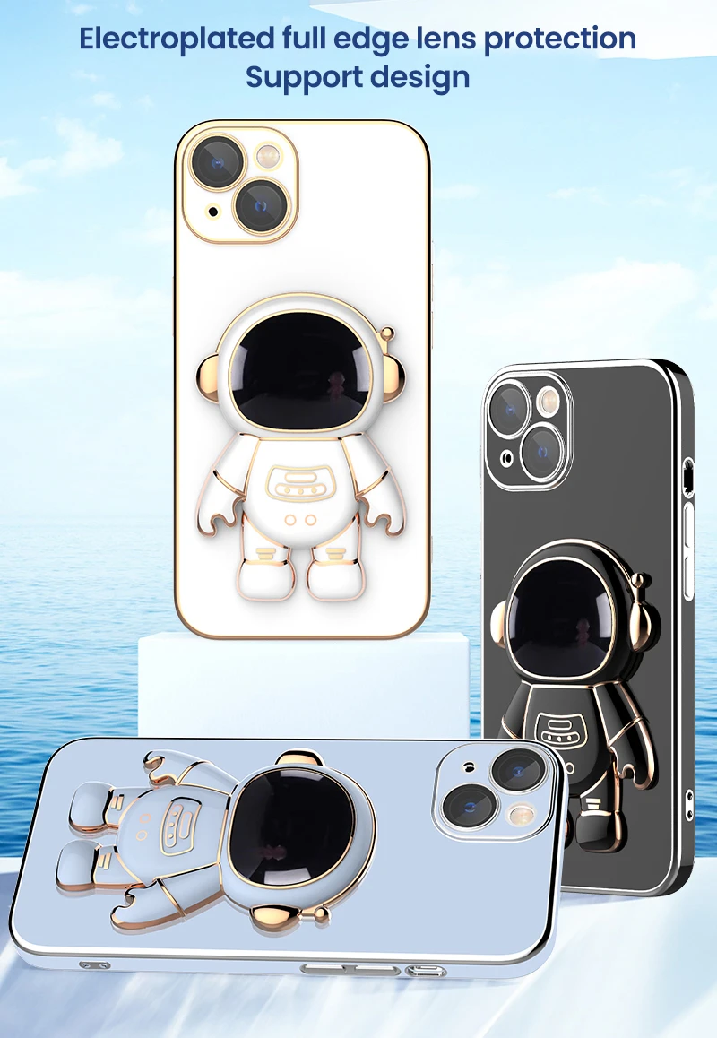Luxus-Plating-Halter-Hülle für Samsung Galaxy A02S A12 A22 A32 A42 A52 A52S A72 A21S A31 A51 A71 A50 Etui Cases Astronau_voghion.com