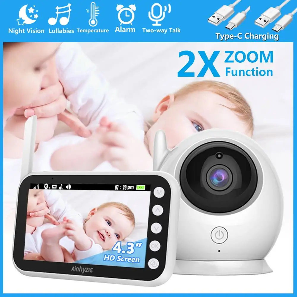 Night Vision Ainhyzic Dash Cam Manual Baby Monitor Two Way Talk