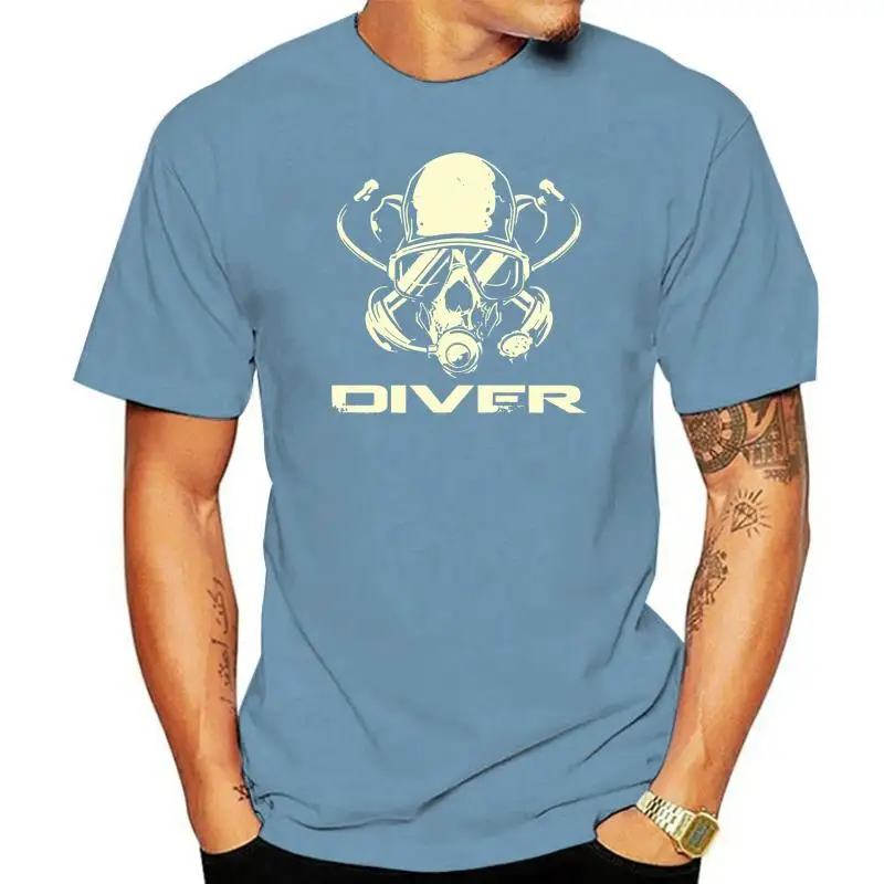 

Hot Sale T Shirt Men 2022 Summer Lifes Short Diver Hard Scuba Divinger Present Him Cotton Regular Tshirt For Men Top