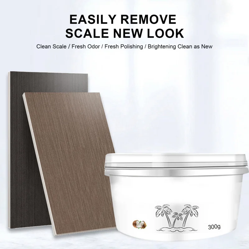 Tile Cleaning Paste 300g Floor Tile Washing Paste With Scent Shower Room Cleaner Stains Removal Cream Multi-Functional For Home