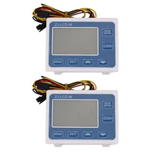 

2X Control Flow Sensor Meter Lcd Display Zj-Lcd-M Screen For Flow Sensor Flow