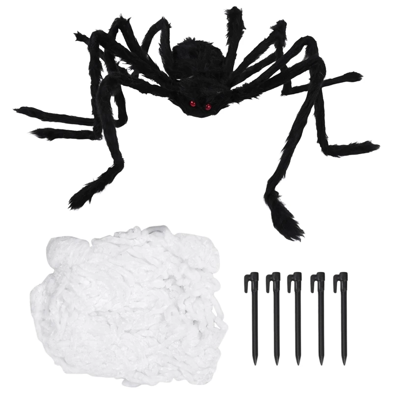 

AT35 телефон с диагональю 200 дюйма и 49 дюймовым гигантским пауком, украшение для Хэллоуина, строительные принадлежности