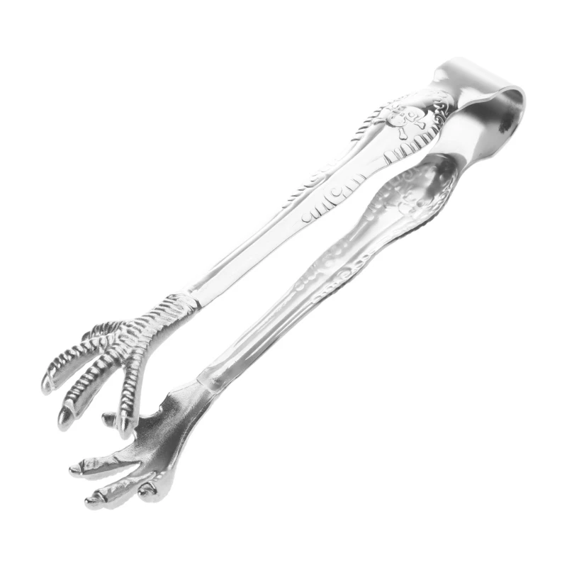 Y3NA Claw Sugar Tong Stainless Steel Ice Tongs for Teas Coffee Bar Kitchen
