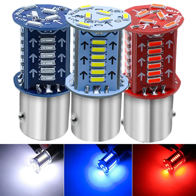 2Pcs Flash Car Led Brake Light 1157 Strobe Led Bulb P21W 1156 Ba15S Bay15D T20 7440 7443 Auto Tail Stop Indicatore Di Direzione Lampada Di Retromarcia
