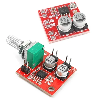 DC4-12V 일렉트릿 마이크 앰프, 마이크 픽업 모듈, 이어폰 및 소형 전원 스피커 구동 가능, LM386