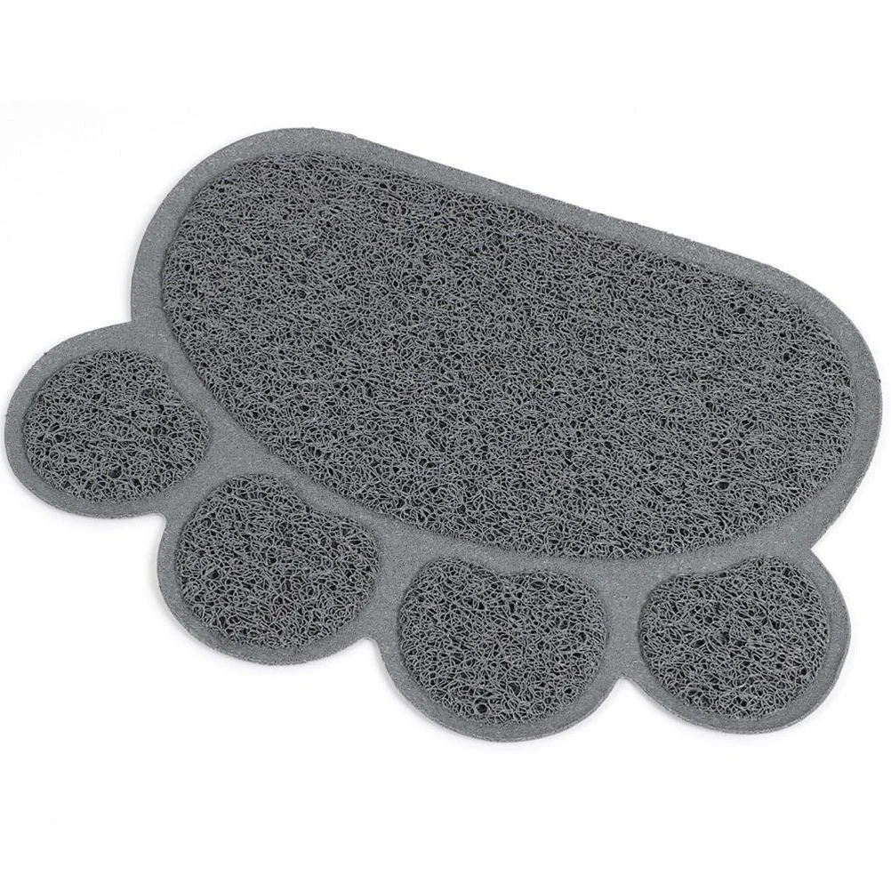 

Paw Shape Litter Mat- Cat Waterproof Litter Box Pad， Dish Bowl Water Placemat Mat for Cat