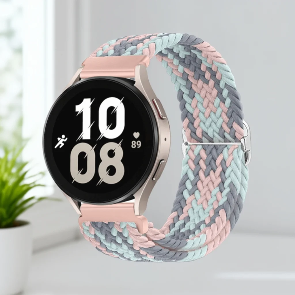 Braided Solo Loop Sport Bracelet - Multi-Size Adjustable Watch Band