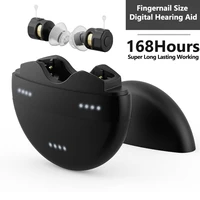 Rechargeable Hearing Aids Fingernail Size Mini Hearing Aid For the Deafness With Mild to Moderate Deaf,Long Working Ear Aids 1