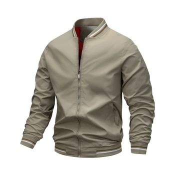 Primavera autunno Bomber da uomo moda uomo MA-1 Pilot Zipper cappotti da Baseball uomo sport giacca a vento giacche abbigliamento 5XL 1