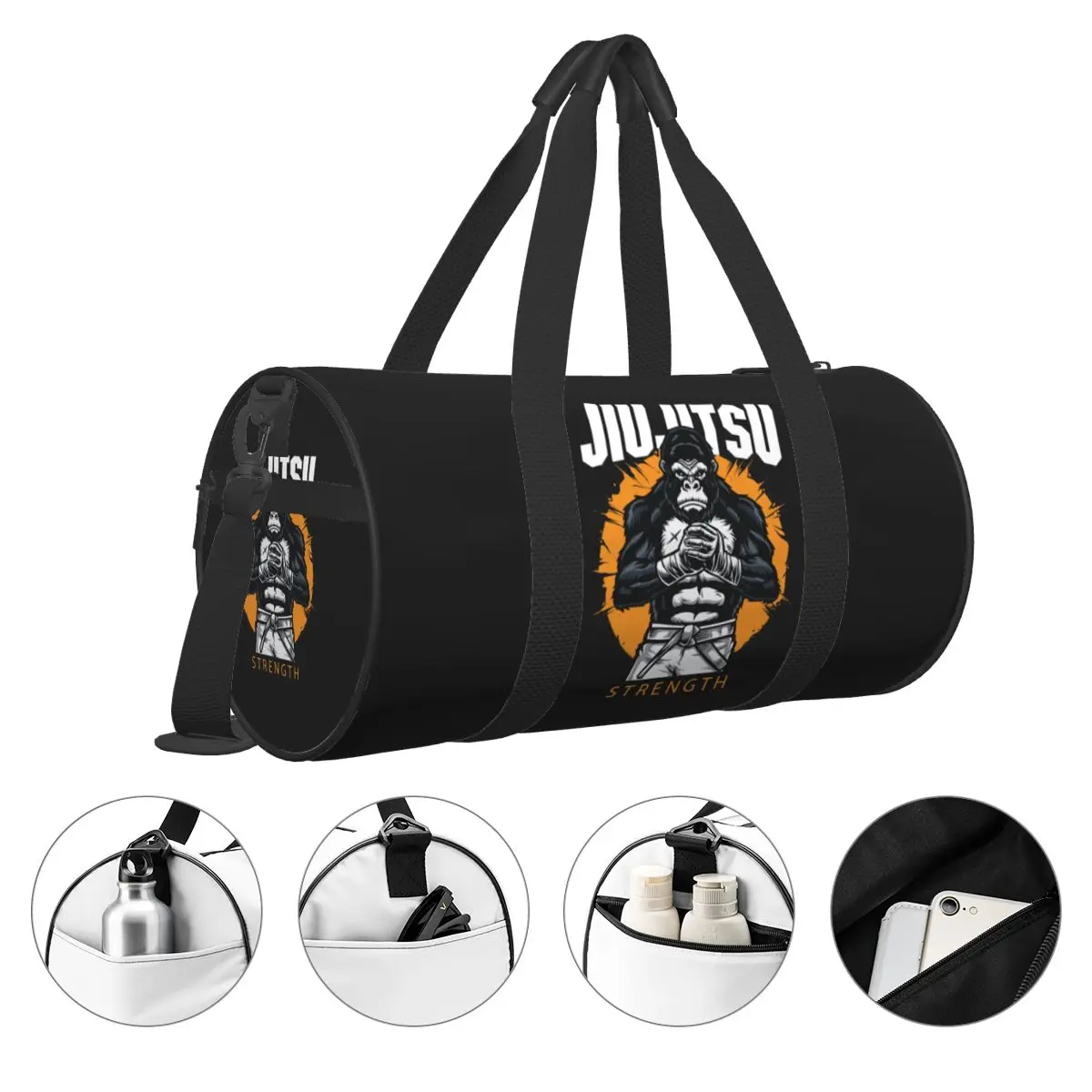 Gorilla Jiu Jitsu Sports Sport Bags Wrestling Boxing Larg Capacity Gym Bag Outdoor Couple Handbag Swimming Colorful Fitness Bag 3