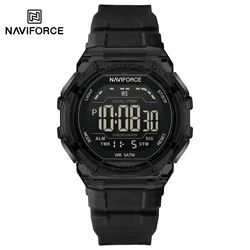 NAVIFORCE Waterproof Multifunction Digital Sports Watch for Men (Black)