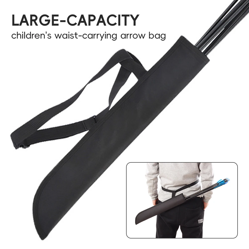 1Pc Oxford Archery Arrow Quiver Holder Adjustable Arrow Backpack Waist Bag Back Quiver for Compound Bow Recurve Bow Longbow