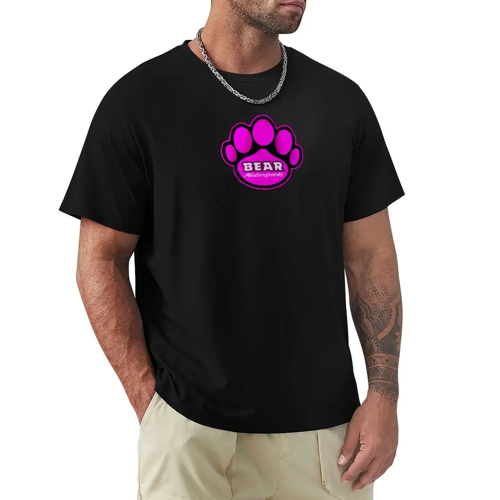 

bear motorsports ( Donna C. ) T-Shirt blacks korean fashion Aesthetic clothing workout shirts for men