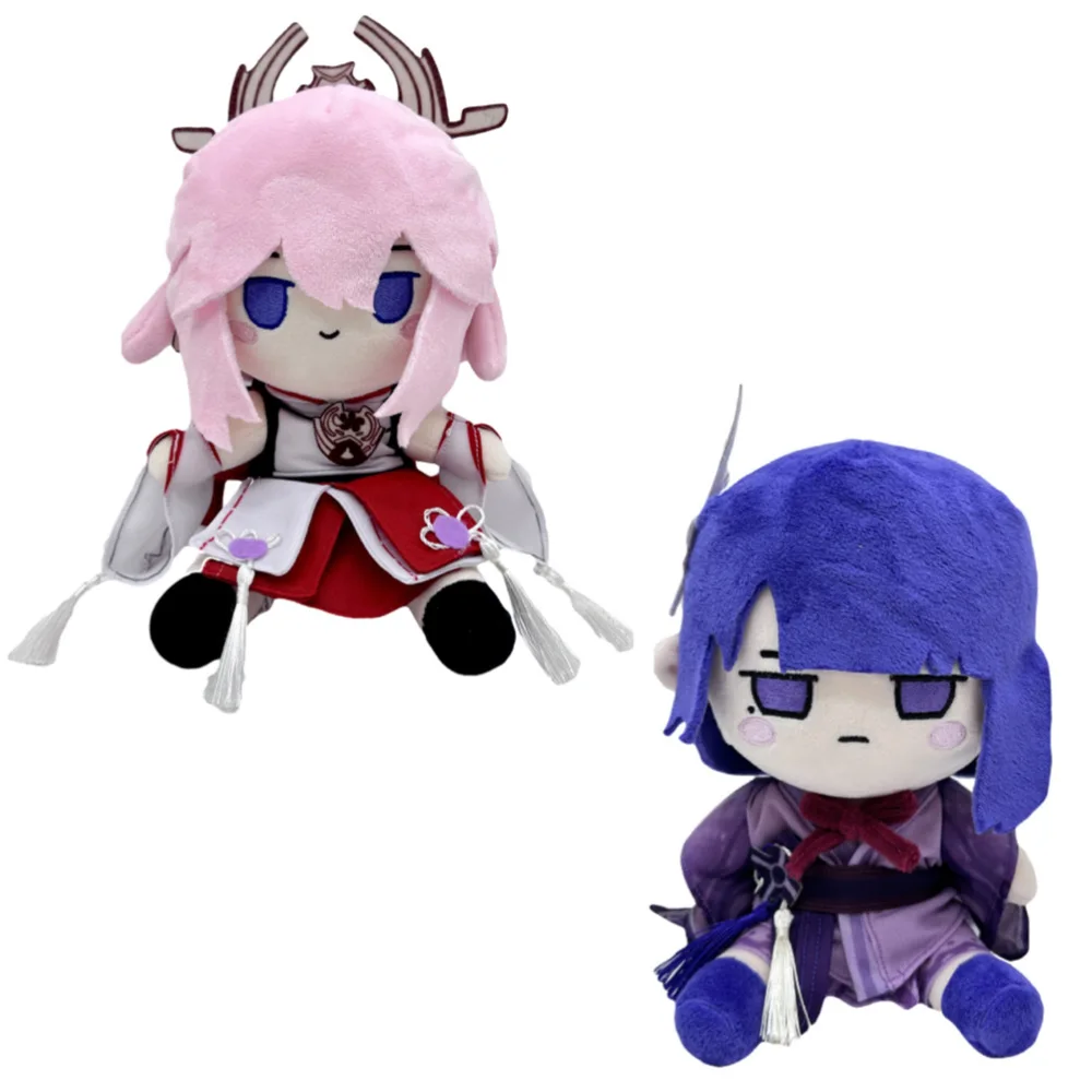 2023 New Yae Miko Dress Up Plush Anime Demon Slayer Plush Dolls Tokitou Muichirou Stuffed Pillow for Kids Christmas Gifts