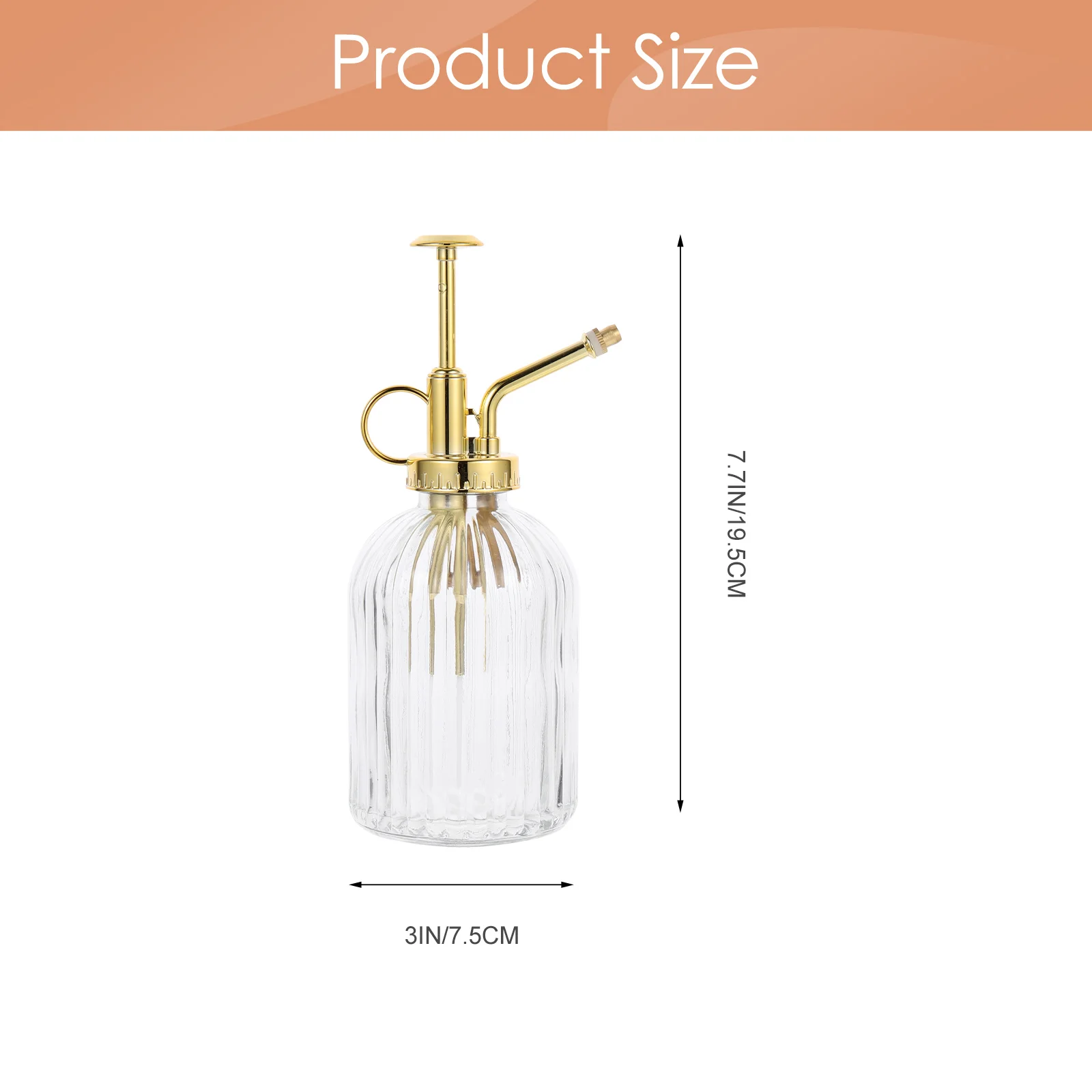 Glass Plant Mister Spray Bottle Vintage Plant Spritzer Watering Bottle Plants Watering Can Gardening Home Sprinklers watering can pressure spray bottle watering nozzle water sprayer watering pot flower watering pot