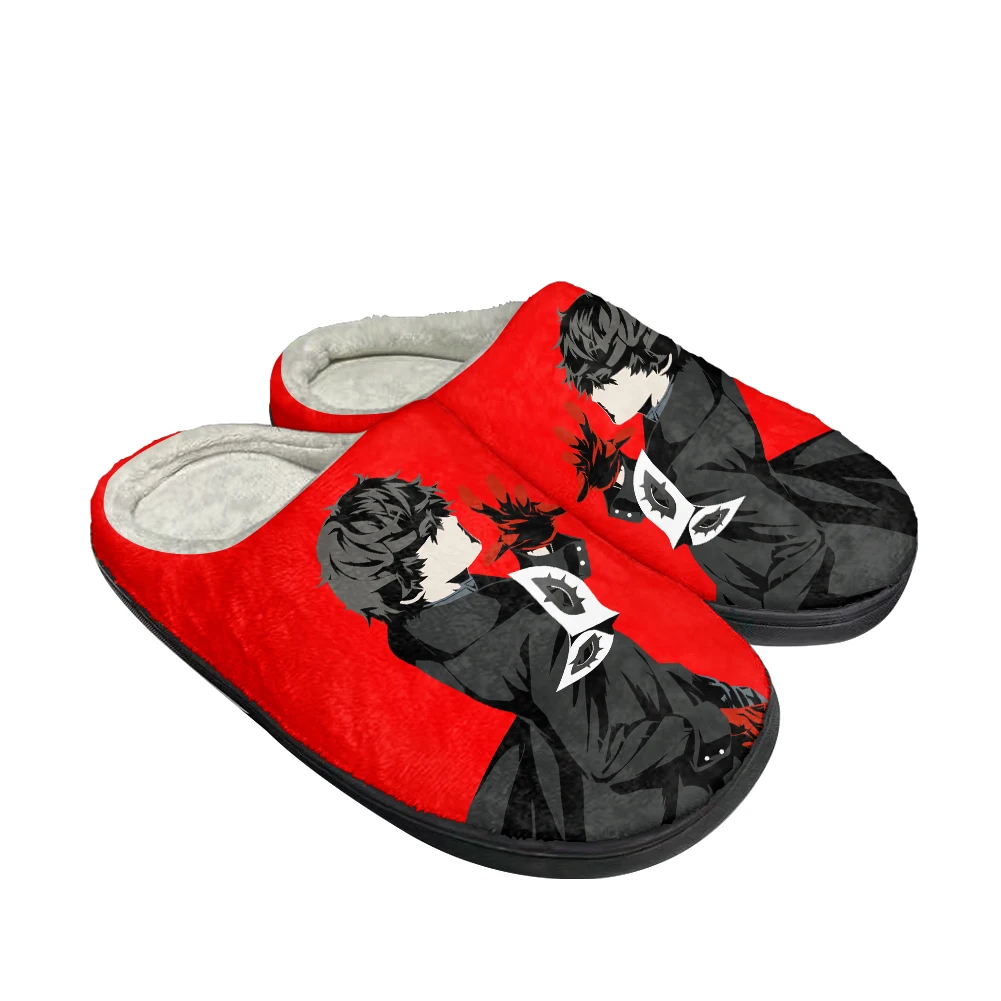 

Hot Fashion Cartoon Persona Cotton Custom Slippers Mens Womens Sandals Plush Casual Keep Warm Shoes Thermal Comfortable Slipper