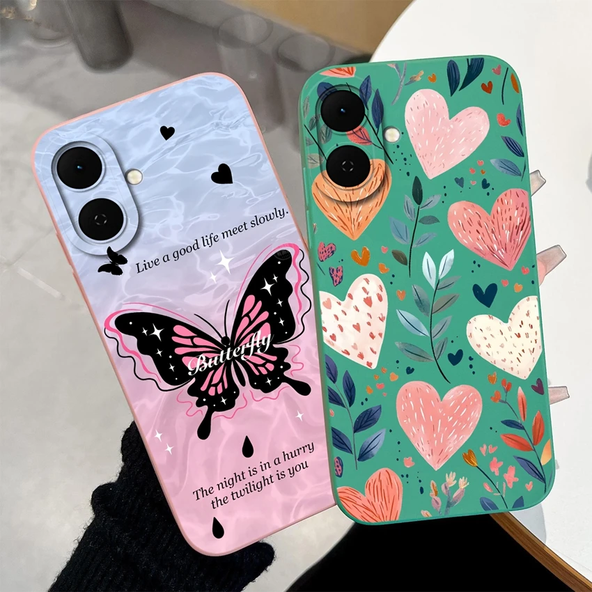 Pretty Flowers Pattern Full Coverage Soft Silicone Phone Case Cover