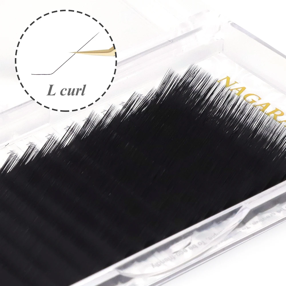 NAGARAKU N curl M L curl mink eyelash individual makeup false lashes magnetic eyelashes maquillaje eyelash extension cilios