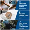 Drillpro 45mm Electric Pruning Shears Brushless Electric Scissors Rechargeable Hedge Trimmer GardenTools For Makita 18V Battery 3