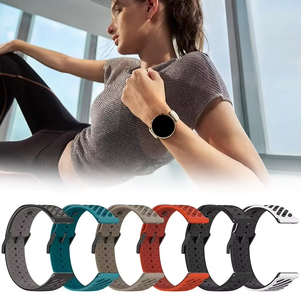 Silicone Sport Watch Strap, 22mm - Durable and Comfortable Bracelet Band