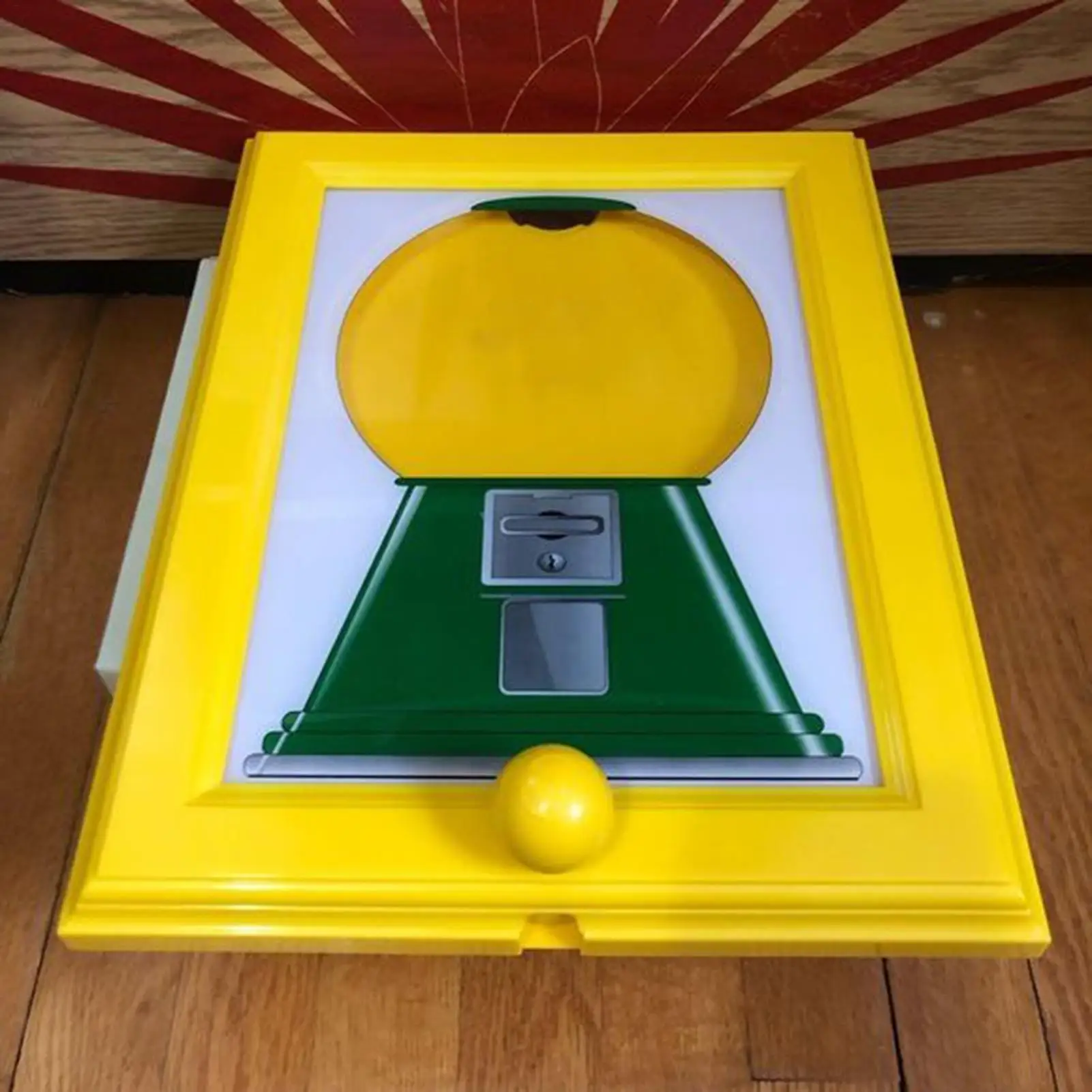 Creative Candy Dispenser Picture Frame Rotating Dust-proof Moisture-proof Hanging Handy Snack Candy Frame Wall Photo Frame