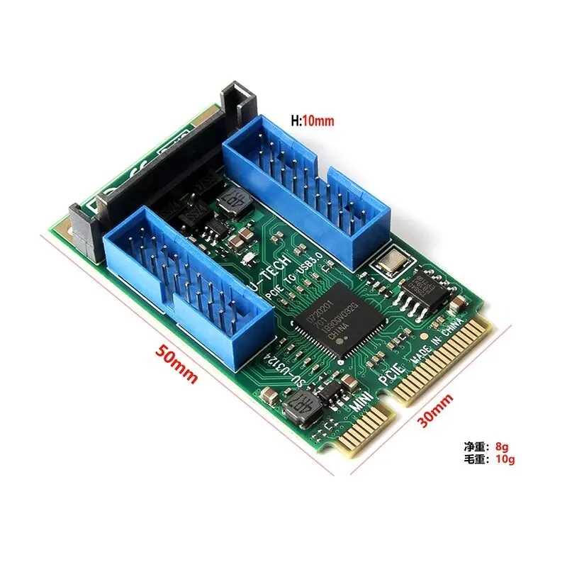20pin usb3.0 placa de expansão 15pin sata power para desktop pc