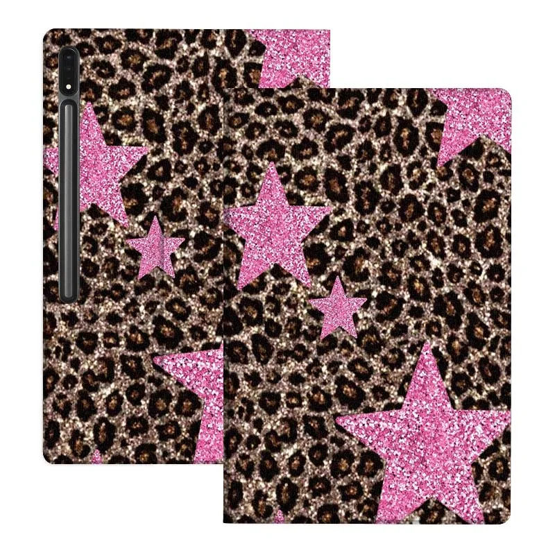 Cartoon Leopard Star Soft Tablet Case - Stylish and Protective Cover