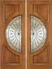 American Stylish Luxury Solid Wood Exterior Double Front Doors 2