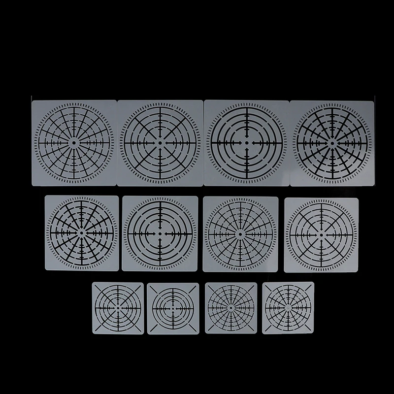 DIY 12PCS Reusable Mylar Mandala Dotting Painting Stencils Templates Tools for Craft Furniture Wood Canvas Rocks Fabric Wall Art art drawing tools